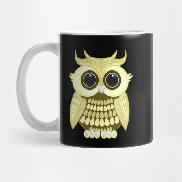 Golden Owl by adamzworld